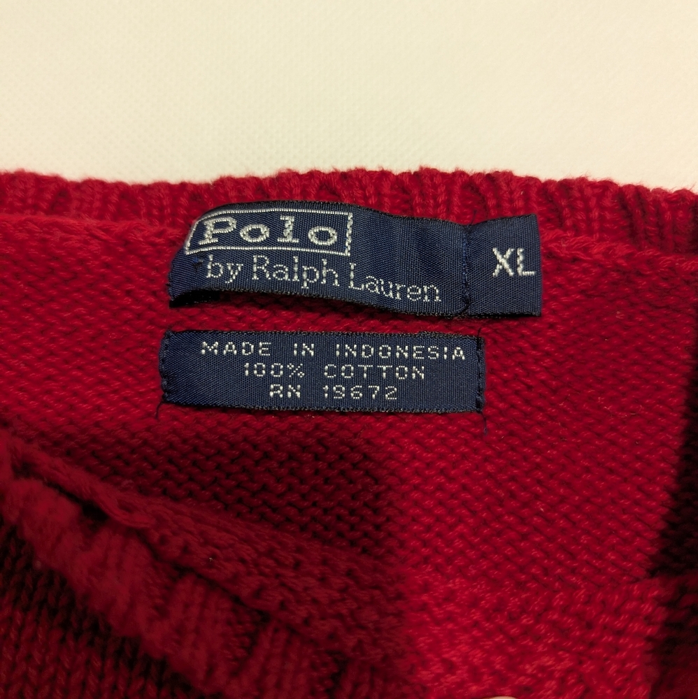 Young Men's Ralph Lauren Crewneck Cotton Sweater - Picture 2 of 5